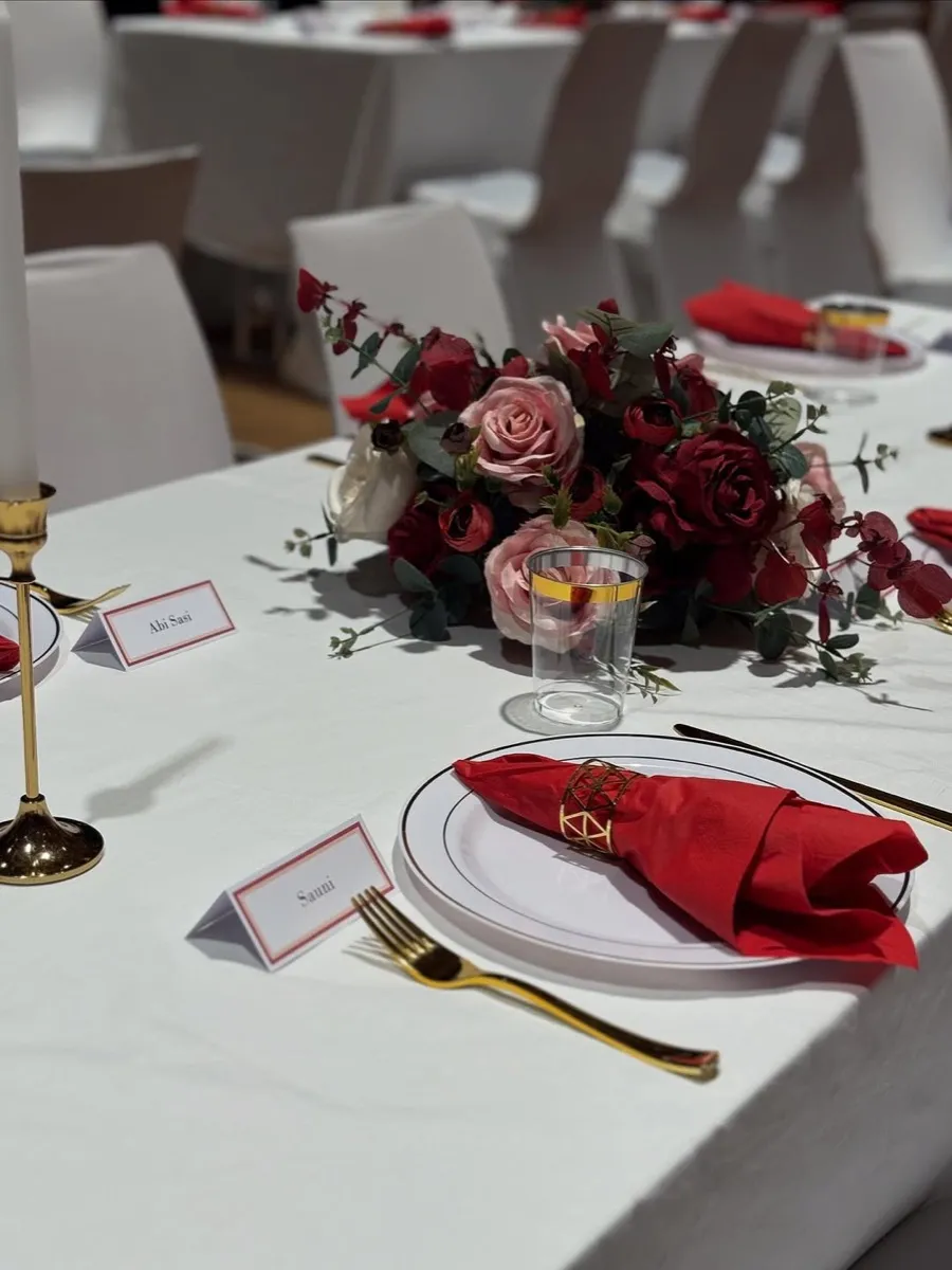 30. Geburtstag Red & Gold